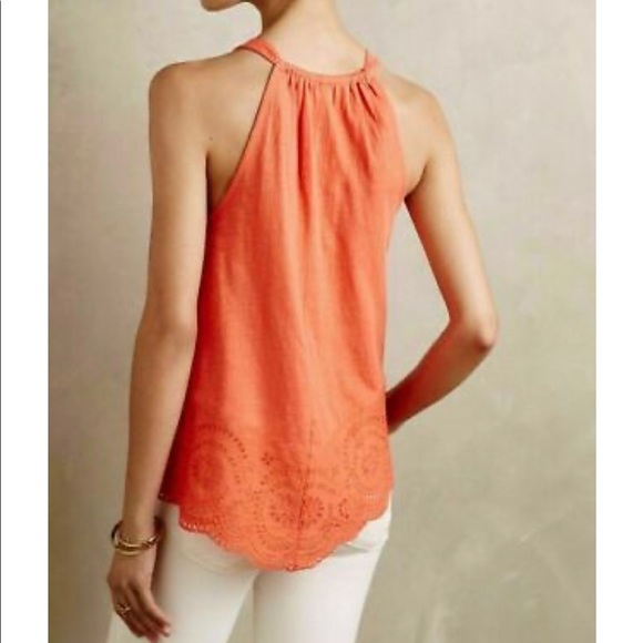 Meadow Rue Eyelet Tank Top XS - Picture 2 of 6